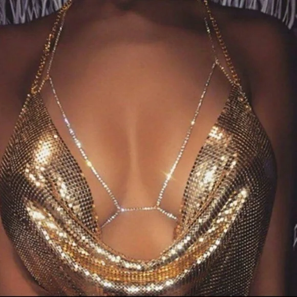 🎀Sexy Sparkling Rhinestone Body Jewelry - Picture 1 of 7